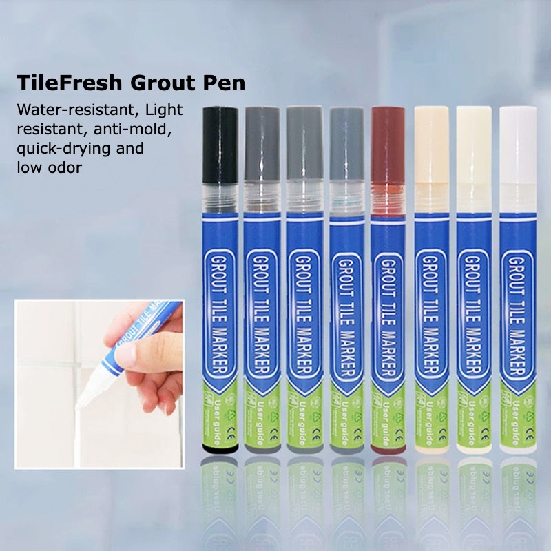 Trimline Group - Mapei Fuga Fresca Grout Pens Polymeric paint to refresh  the colour of cementitious grout joints between tiles.   - Size: 160g -  Ready to use - Quickly and easily